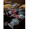 Xpismii 17 Piece White Interior LED Light Kit Package Replacement