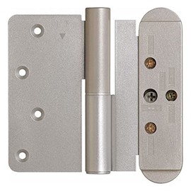 EIDAI TDB-HC71SL Flag Hinge Silver Left Set of 2 4.0 x 4.5 inches (102 x 115 mm)