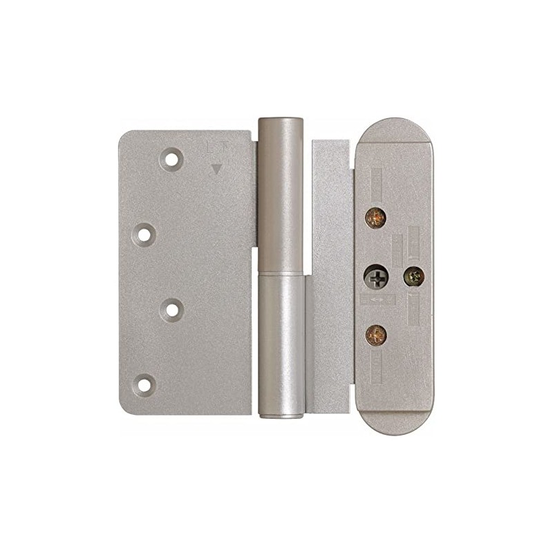 EIDAI TDB-HC71SL Flag Hinge Silver Left Set of 2 4.0