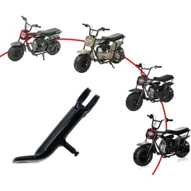 JMCHstore New Mini Bike Kickstand w/Spring for Monster Mega Moto MMB80 MMB105, Coleman RB100 105cc, Motovox MBX10, For Orxyearth Dirt Kids Mototec Mini Bike