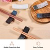 beinkmake 8Pcs Japanese Chopstick Holder Classic Ceramic Chopsticks Stand Rest