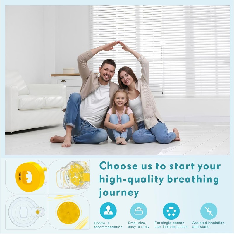 Soft Silicone Inhaler Spacers for Adults and Kids - Fun