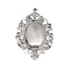 NKlaus Wall Reliquary silver Hanging House Altar Deco silver brass