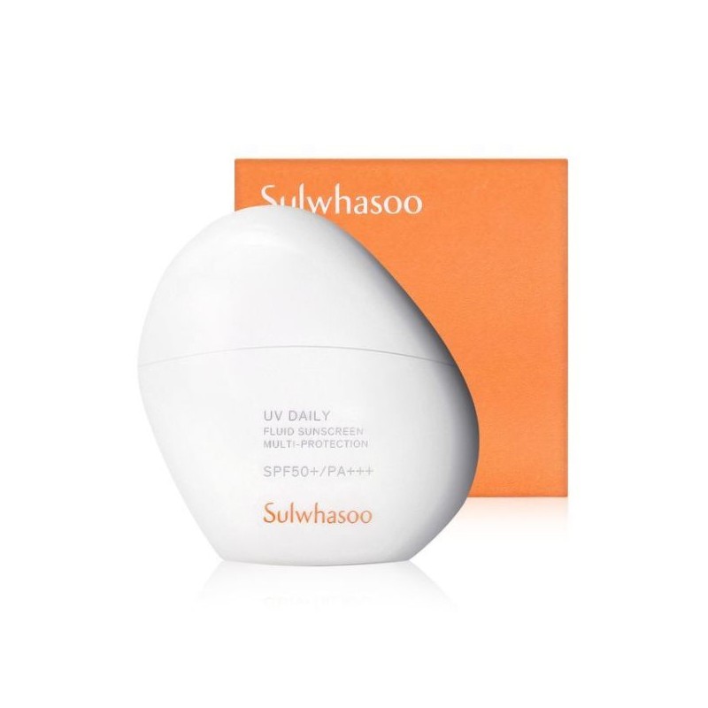 (eTV) Sulwhasoo Sanbaek Sun Fluid 50ml Waterproof Outdoor Sun Cream