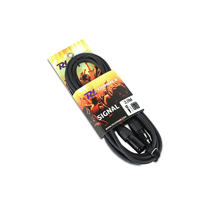 Power Dynamics DMX Cable, PD Connex, 3 Pin Professional XLR