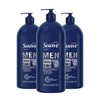 Suave Men Shampoo Conditioner Bodywash 3 in 1 Charcoal &Warm