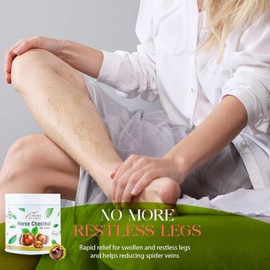 the mask el turko Horse Chestnut Gel Cream For Varicose Veins Legs (500ml/16.9 Fl oz), Relaxing, Cooling, Soothing Cream for Feet, Legs, Knees, Back