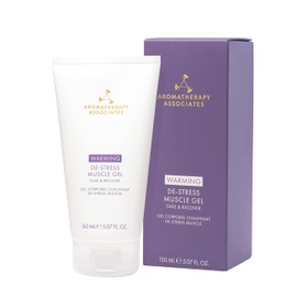 Aromatherapy Associates Warming De-Stress Muscle Gel 150ml | Post-Workout & All-Day Standing Muscle Relief with Lavender, Rosemary, Ginger & Black Pepper, Recovery Gel for Gym, Athletes & Desk Workers