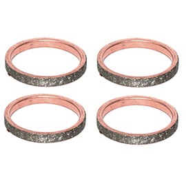 Set of (4) New Genuine Suzuki Exhaust Manifold Gasket GSX-R 600 750 1000 GSX GSR 4X 14181-46E10