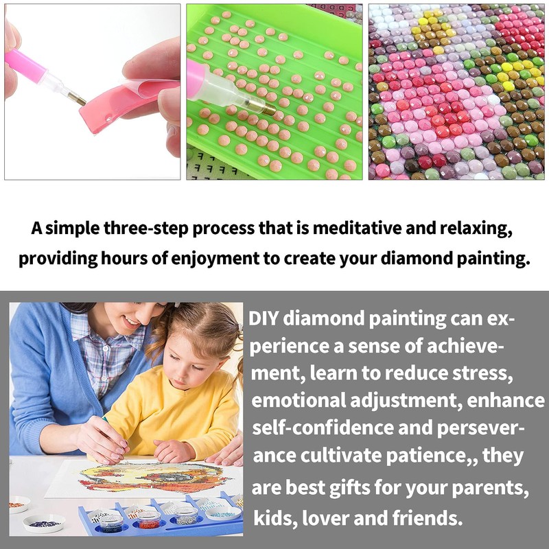 Diymood DIY 5D Diamond Painting Kits for Adults Santa Claus