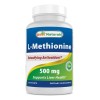 L-metionina 500mg Bienestar Celular (120 Capsulas) Americano Sabor Sin Sabor