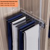 mopam Pull Out Trousers Rack 9 Arms Retractable Closet Pants