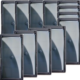 Rat & Mouse Glue-Traps 12 Pack, Large Bulk Traps, Indoor for Home, Pre-Scented Adhesive Plastic Tray Inside House, Snake, Mice, Spider Pet Safe