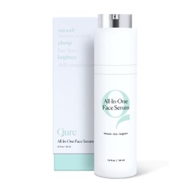 Qure Sérum Facial Todo En Uno Con Ácido Hialurónico, Sérum Facial Con Niacinamidas, Retinol, Ácido Láctico Y Mandélico, Bakuchiol, Péptidos Y...      