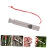 SUPVOX Whistle Hanging Sports and Emergency Survival Whistle in Titanium