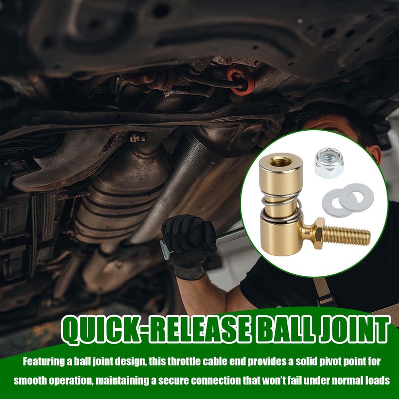 Throttle Disconnect for Quick Release Joint Ball, 1/4-28 in Thread