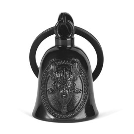 Motorcycle Bell: Gremlin Bell Motorbike | Viking Odin Nordic Motorbike Bell Guardian, Keychain Lucky Gifts for Men