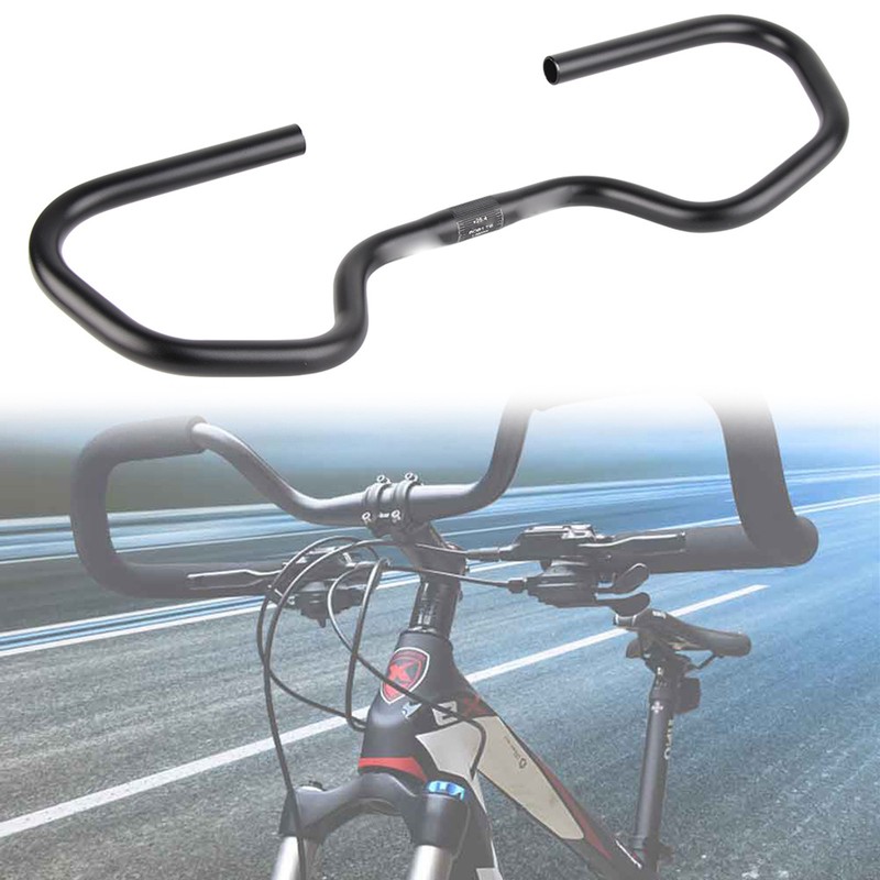 Adjustable Aluminum Alloy Mountain Bike Crooked Butterfly Handlebar Bicycle Accessory