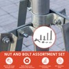 620PCS M4 M5 M6 Nut and Bolt Assortment Sets Heavy