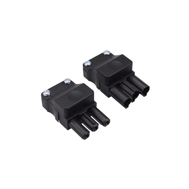 3 Pole Male and Female Locking Lighting Connector IP30
