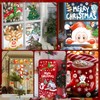 Pack of 194 Christmas Window Stickers, 10 Sheets Christmas Decoration