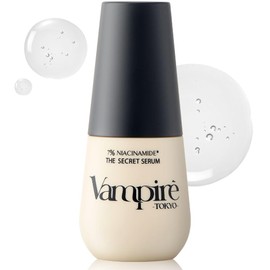 Vampire The Secret Serum, VampireTokyo Skin Curved Angles, Niacinamide Serum, High Blend, Shiny, Fine Lines, Slow Aging, Isoflavones, Retinol, Moisturizing Care, Dry Skin, Transparency, CICA Retinol Blend, Made in Japan, CICA Tsuboxa, Fullerene, Vitamin C Derivative