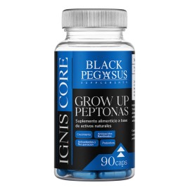 Suplemento Nutricional Péptidos Colágeno Cápsulas Glúteos Black Pegasus 90 Unidades