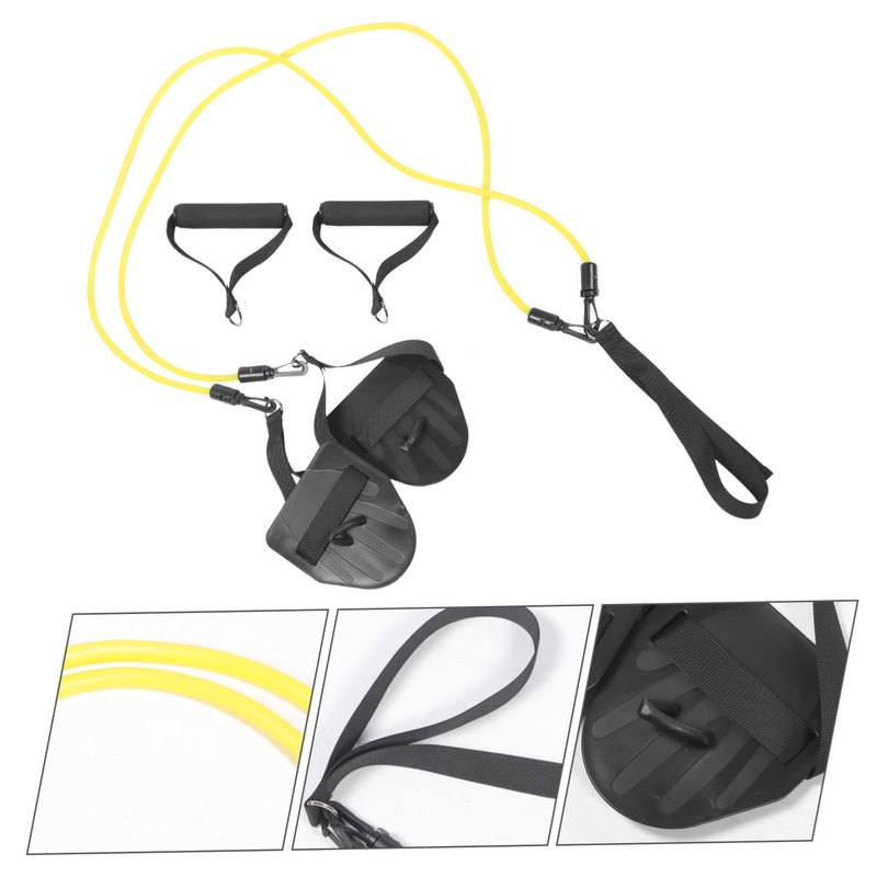WOONEKY 1 Set Swimming Resistance Band Training Belt of Elastic