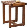 AquaTeak The Original 18" Grate Teak Shower Bench & AquaTeak