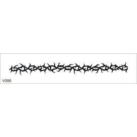 Airbrush tattoo stencil V095