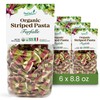 Food to Live Organic Striped Farfalle Pasta, 8.8 oz (Pack