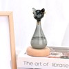 Weather Predictor Cat Bottle Black Ergonomic Rugged Glass Weather Predictor