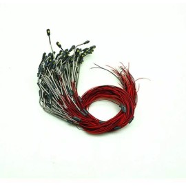 Unbranded SET OF 10  Warm White Lamp Post Street Lights w/resistors HO Scale USA SOLD/SHIP