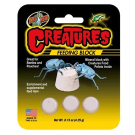 Zoo Med 97612118506 0.15 oz Creatures Banquet Block - Pack of 3