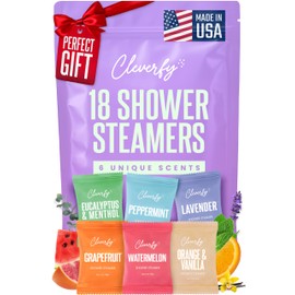 Cleverfy Shower Steamers Aromatherapy - Valentines Day Gifts for Her, Him, Women, Daughter, Mom, Girlfriend, Wife, Teen Girls and Boys - Valentines Gifts for Her, Him, Women and Men - 18 Tablets
