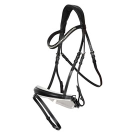 Imperial Riding IRHFria Bridle Black/White, P/S