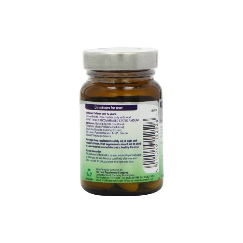 FSC 500mg Gotu Kola - Pack of 30 Tablets