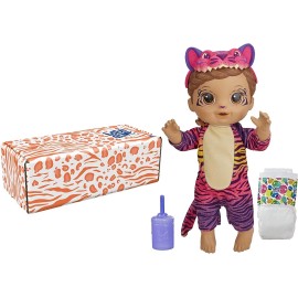 Baby Alive Rainbow Wildcats Doll TIGER Jungle Safari with Accessories