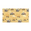 Bathroom Rug Construction Trucks Bath Mat 39x20in Soft Absorbent Plush