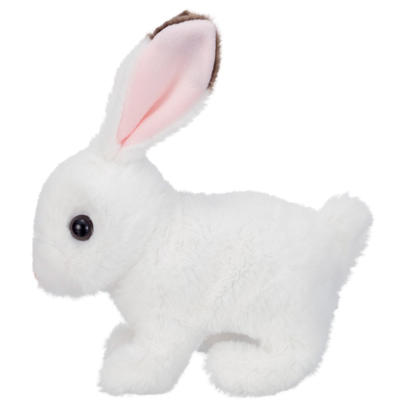 イワヤ(IWAYA) おみみパタパタ こうさぎユッキー 電池で動くぬいぐるみ 3183-1