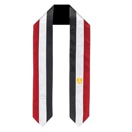 Vision Wear Egypt Flag Graduation Sash/Stole International Study Abroad Adult Unisex