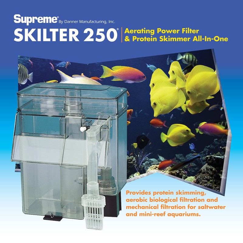 Danner Manufacturing, Inc., Supreme 250 Skilter Protein Skimmer for Aquariums,