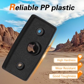 FUSH Passenger Side Sun Visor Mounting Clip Compatible with Jeep Wrangler 2012-2018, Right Black Sun Visor Repair Bracket Related Sun Visor# 6CJ06DX9AA