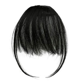 Bestechno Bangs Wig, Natural Bangs Extensions, Bangs Wig, Ultra Thin Bangs Wig, with 10 Pieces of American Pins (Dark Brown)