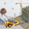 Gemini&Genius Road Roller Construction Vehicle Toy for Kids 1/35 Scale