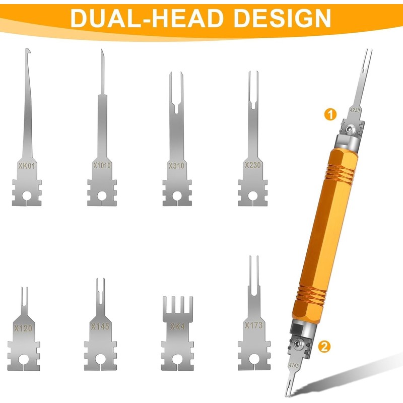 CHANG QI Car Pin Tool, Car Pin Tool Kit 8