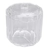Cotton Swab Holder with Lid Clear Dust Proof Waterproof 3