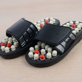 Rotating cushion, acupressure massage, sole stimulation, indoor shoes foot massage