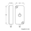 ledscom.de Touch Dimmer for ATOM Plug-In System White