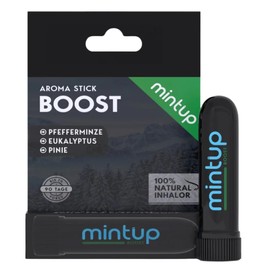 MintUp Inhaler Pen Boost - Aroma Stick with Essential Oils - Peppermint, Eucalyptus and Pine - Smelling Pen for On the Go for Sports, Work and Travel